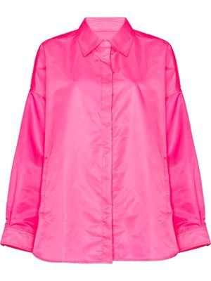 Frankie Shop Perla shirt jacket - Pink