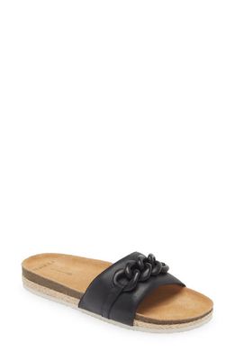 FRANKIE4 Quinn Slide Sandal in Black 