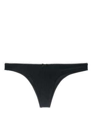 Frankies Bikinis bow-detail bikini bottoms - Black