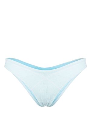 Frankies Bikinis Enzo Crinkle bikini bottoms - Blue