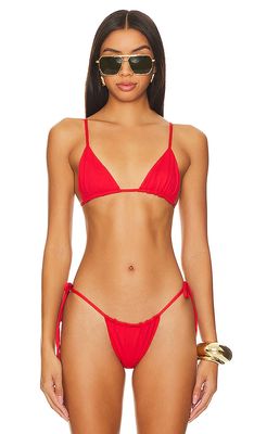 Frankies Bikinis Lumia Top in Red