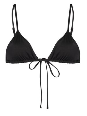 Frankies Bikinis Lumia triangle-cup bikini top - Black