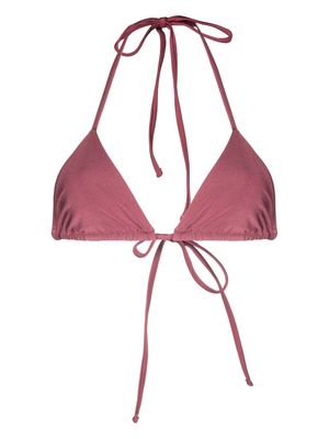Frankies Bikinis triangle-cup bikini top - Pink