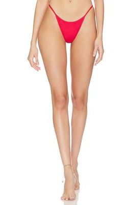 Frankies Bikinis x Pamela Anderson Zeus Bikini Bottom in Red