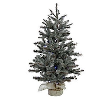 Fraser Hill Farm 2 Ft. Heritage Pine Artificial Tree with Burl