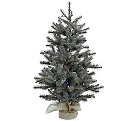 Fraser Hill Farm 4 Ft. Heritage Pine Artificial Tree with Burl