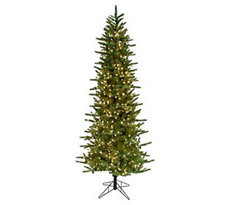 Fraser Hill Farm 6.5 Ft. Carmel Pine Slim Artif icial Christmas