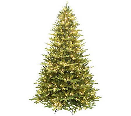 Fraser Hill Farm 9' Oregon Pine Christmas Tree w/LED Lights