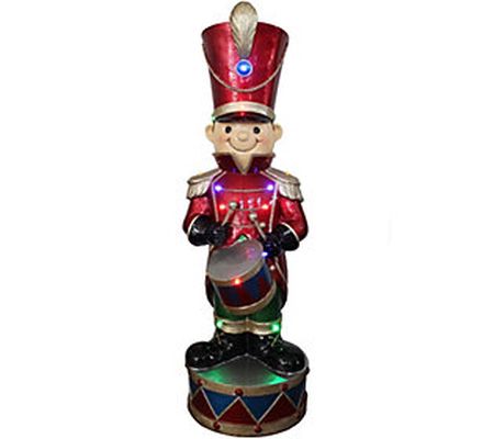 Fraser Hill Farm Christmas Toy Soldier Statue w /Multi Lights