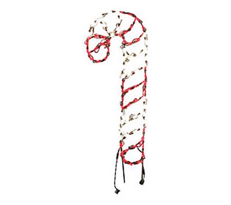 Fraser Hill Farm Giant Outdoor LED Lights, 3' T all Candy Cane