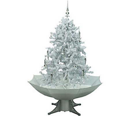 Fraser Hill Farm Let It Snow Series 47-In. Whit e Tree w/Base