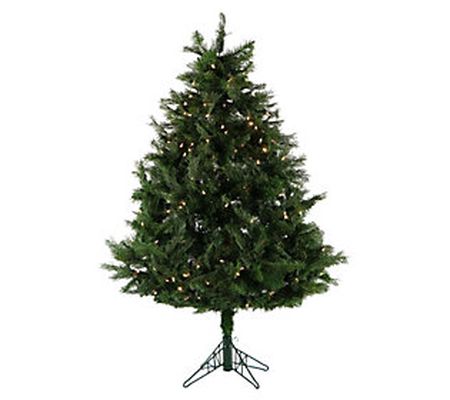 Fraser Hill Farm Prelit 5' Northern Cedar Teard rop Tree w/ LE