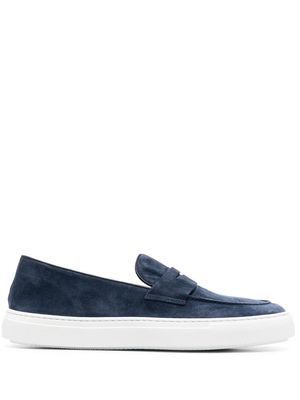 Fratelli Rossetti calf-suede loafers - Blue