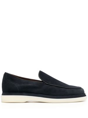 Fratelli Rossetti calf-suede slip-on loafers - Blue