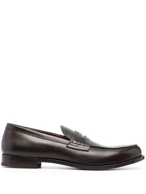 Fratelli Rossetti classic leather loafers - Brown