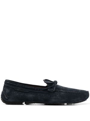 Fratelli Rossetti front tie-fastening detail loafers - Blue