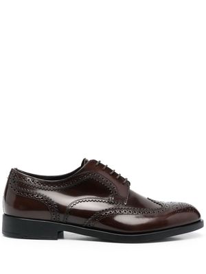 Fratelli Rossetti lace-up calf leather brogues - Brown