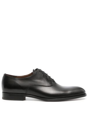 Fratelli Rossetti lace-up polished leather brogues - Black