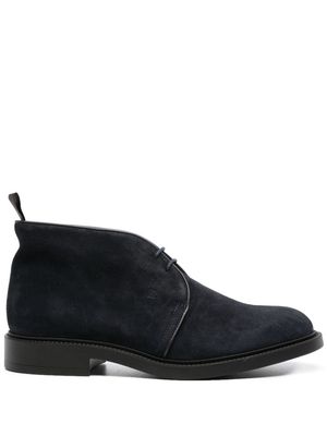 Fratelli Rossetti lace-up suede ankle boots - Blue