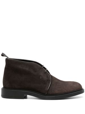 Fratelli Rossetti lace-up suede ankle boots - Brown