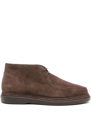 Fratelli Rossetti lace-up suede boots - Brown