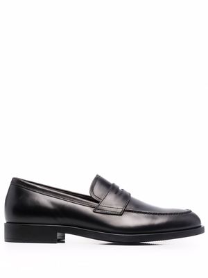 Fratelli Rossetti low-heel leather loafers - Black