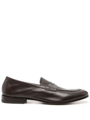 Fratelli Rossetti penny-slot leather loafers - Brown