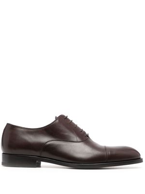 Fratelli Rossetti polished-finish derby shoes - Brown