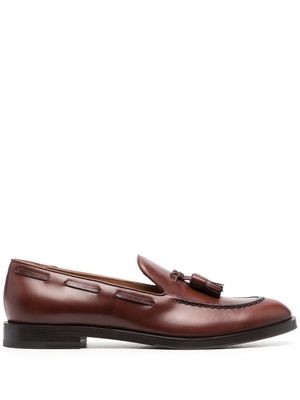 Fratelli Rossetti tasseled leather loafers - Brown