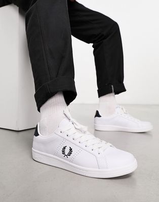 Fred Perry B721 leather sneakers in white