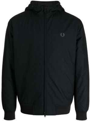 Fred Perry Brentham logo-embroidered jacket - Black