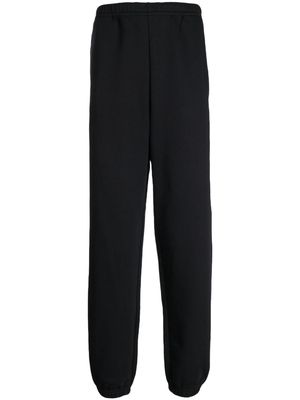 Fred Perry logo-embroidered cotton track pants - Black