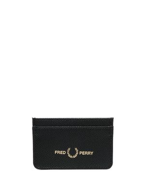 Fred Perry logo-print cardholder - Black