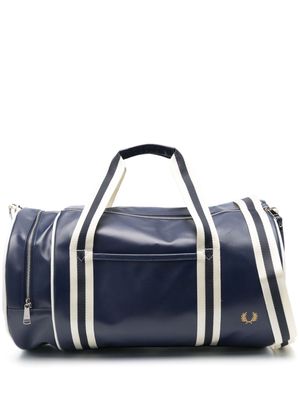 Fred Perry logo-print holdall bag - Blue