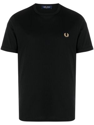Fred Perry Ringer cotton T-shirt - Black