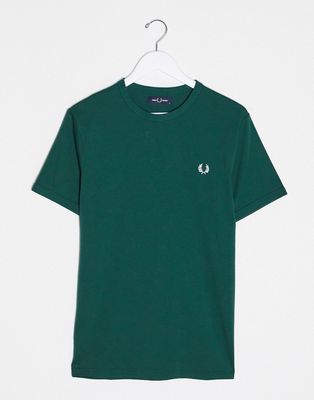 Fred Perry ringer T-shirt in green - MGREEN