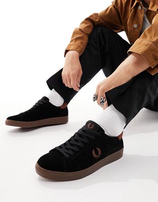 Fred Perry spencer sneakers in black