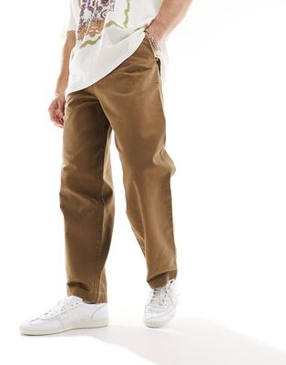 Fred Perry straight leg pants in shaded stone-Neutral