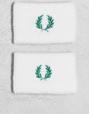 Fred Perry sweatbands in white