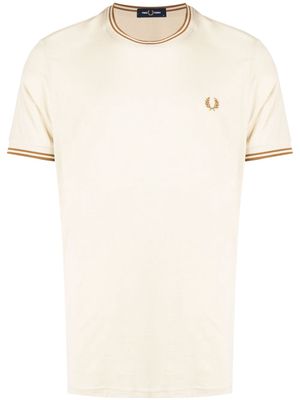Fred Perry Twin Tipped cotton T-shirt - Neutrals