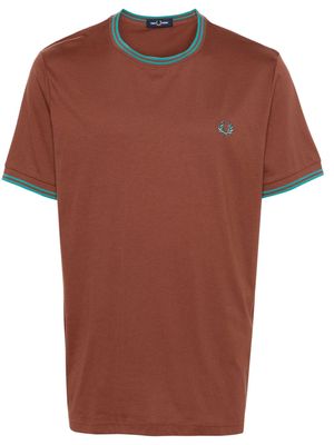 Fred Perry Twin Tipped cotton T-shirt - Orange
