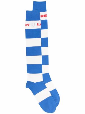 Fred Perry x Loverboy striped socks - White