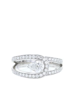 Fred pre-owned white gold Lovelight diamond ring - Silver
