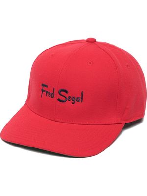 Fred Segal embroidered-logo snapback cap