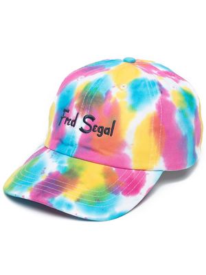 Fred Segal embroidered-logo tie-dye cap - Multicolour