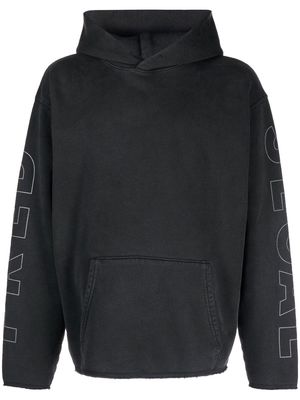 Fred Segal Figueroa logo-print zipped sweatshirt - Black