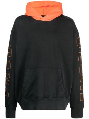 Fred Segal Sunset logo-print hoodie - Black