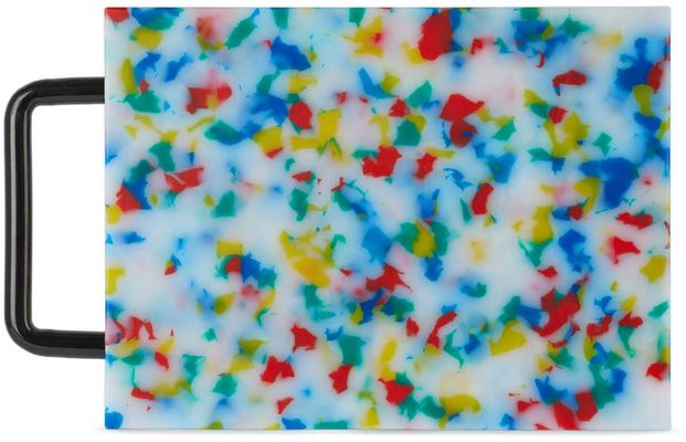 Fredericks & Mae Multicolor Small Confetti Cutting Board