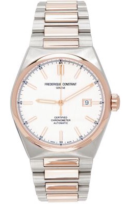 Frédérique Constant Silver & Rose Gold Highlife Automatic Watch