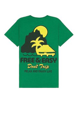 Free & Easy Bali Hai Tee in Green